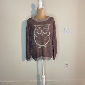 NWT Oversized Owl Sweater